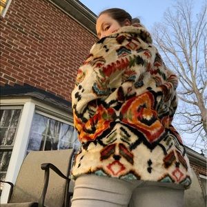 Free people faux-fur coat